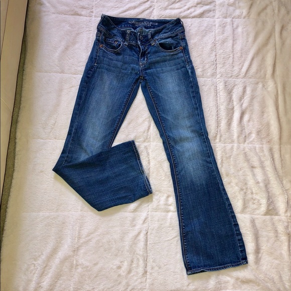 America Eagle artist 0 short boot-cut blue jeans - Picture 4 of 5